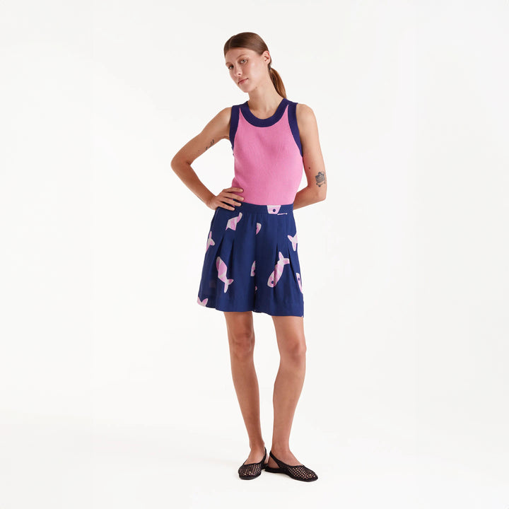 TOP - Compañía Fantástica, Tirantes bicolor rosa