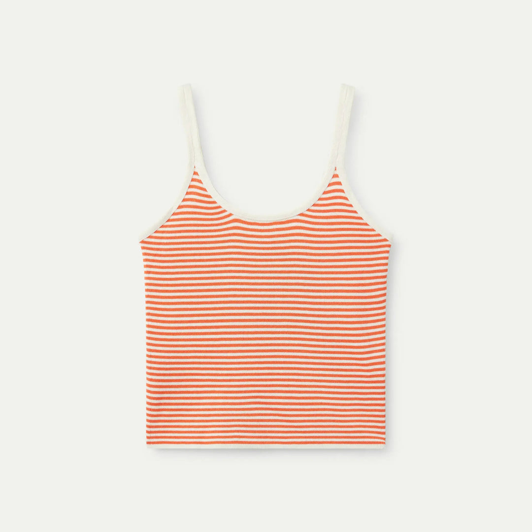 TOP - Compañía Fantástica, Tirantes rayas naranja