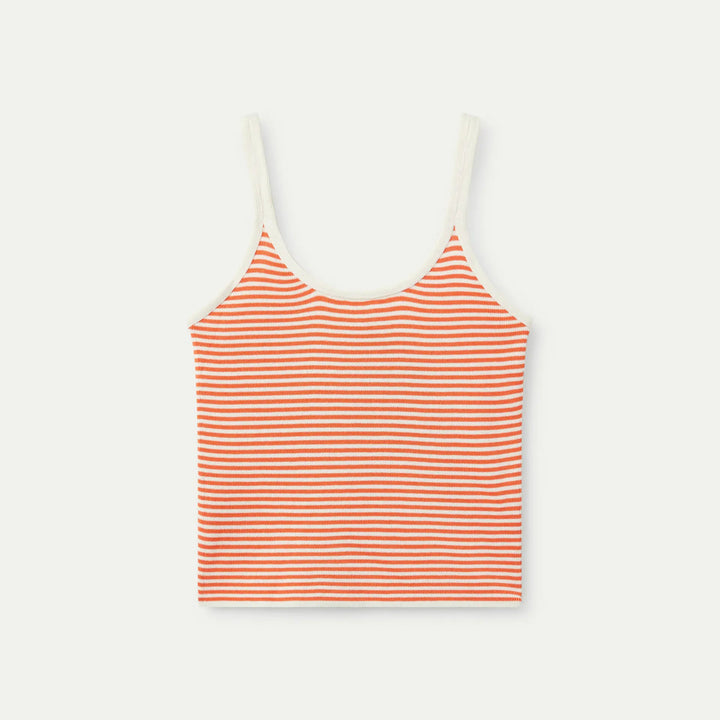 TOP - Compañía Fantástica, Tirantes rayas naranja