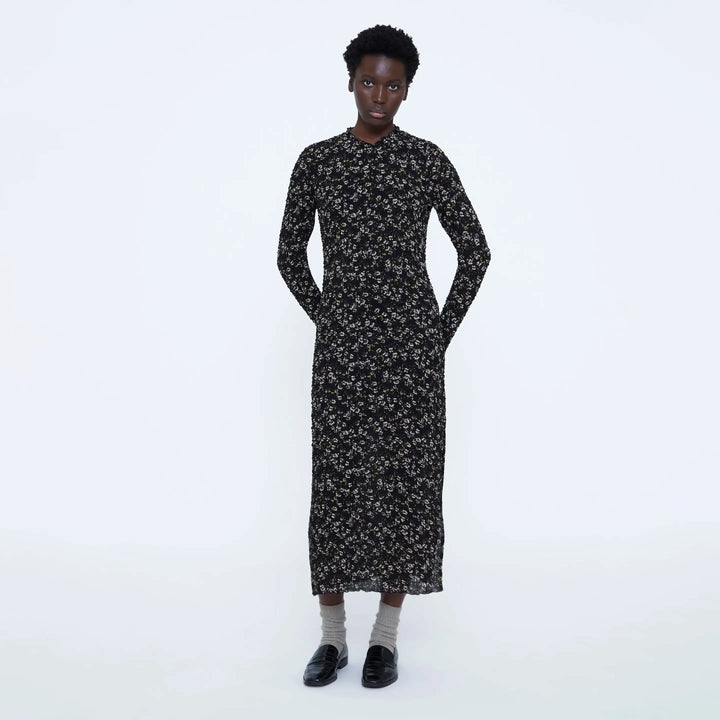 VESTIDO - Wild Pony, Midi con estampado de flores brillantes verde