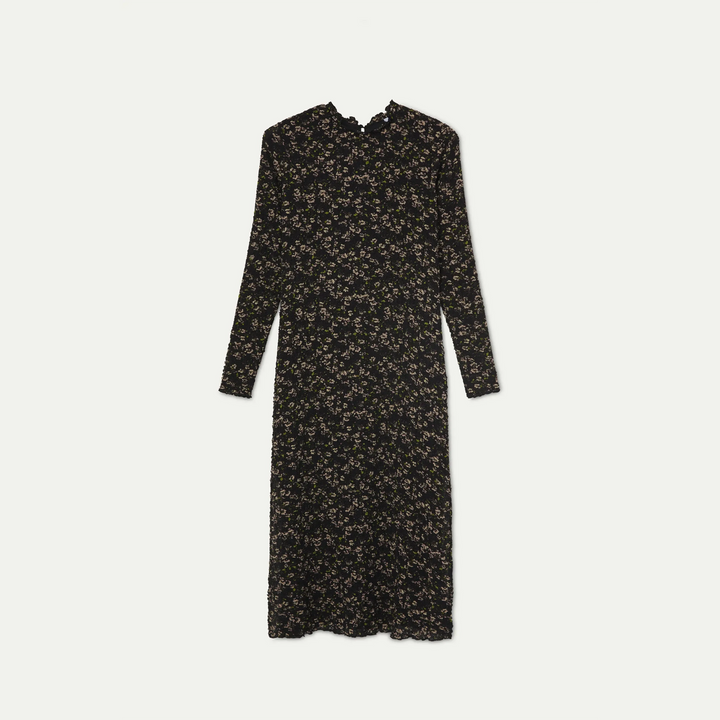 VESTIDO - Wild Pony, Midi con estampado de flores brillantes verde