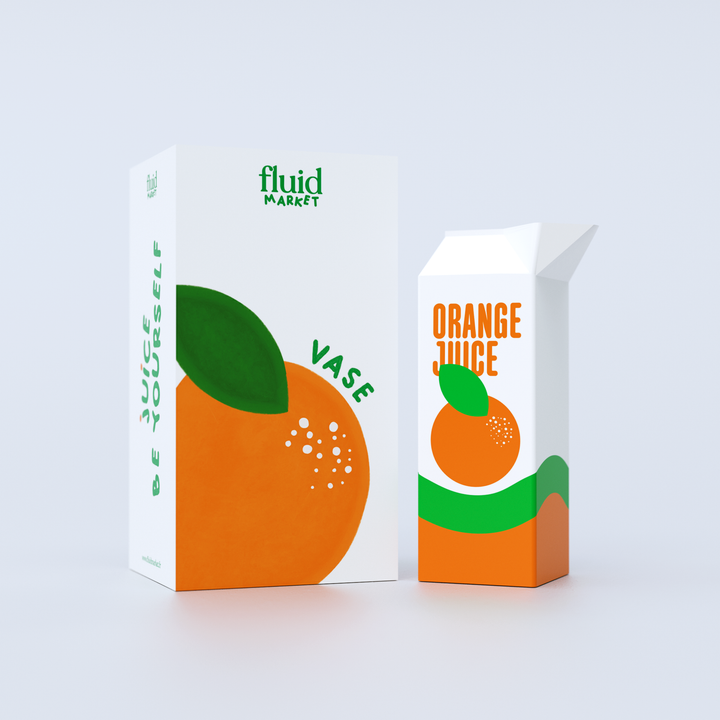 JARRÓN - Fluid Market, Orange Juice