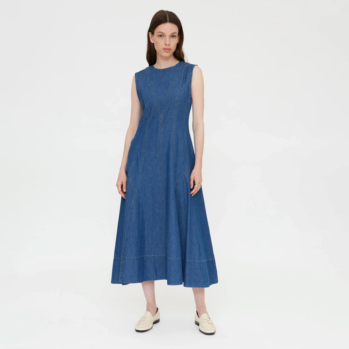VESTIDO - Wild Pony, Algodón chambray