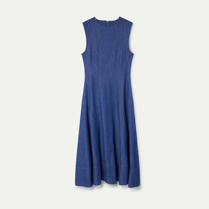 VESTIDO - Wild Pony, Algodón chambray