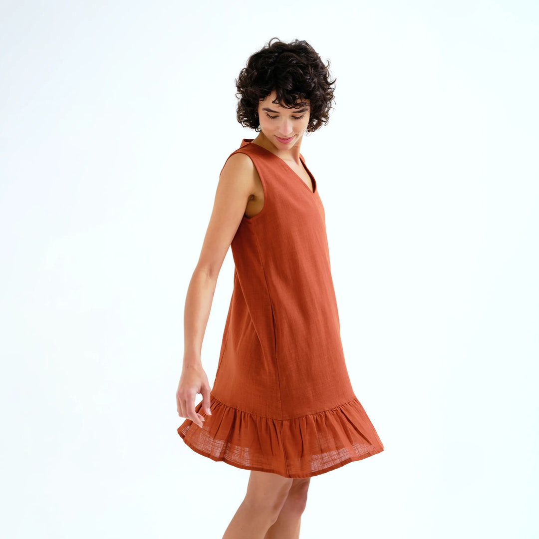 DRESS - Fantastic Company, Short Pineapple Print