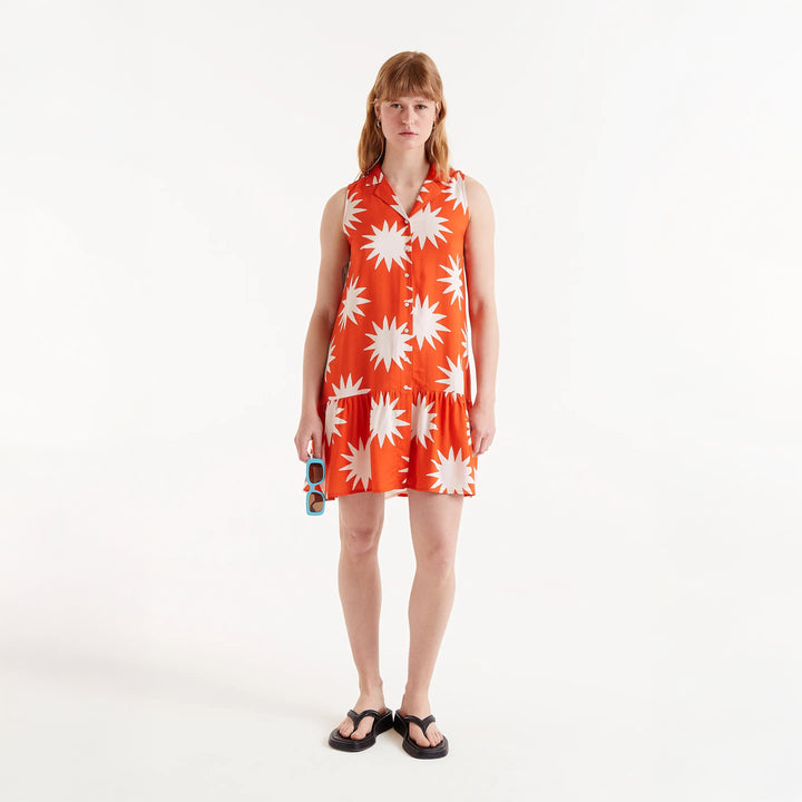 VESTIDO - Compañía Fantástica, Corto estampado Big Sun