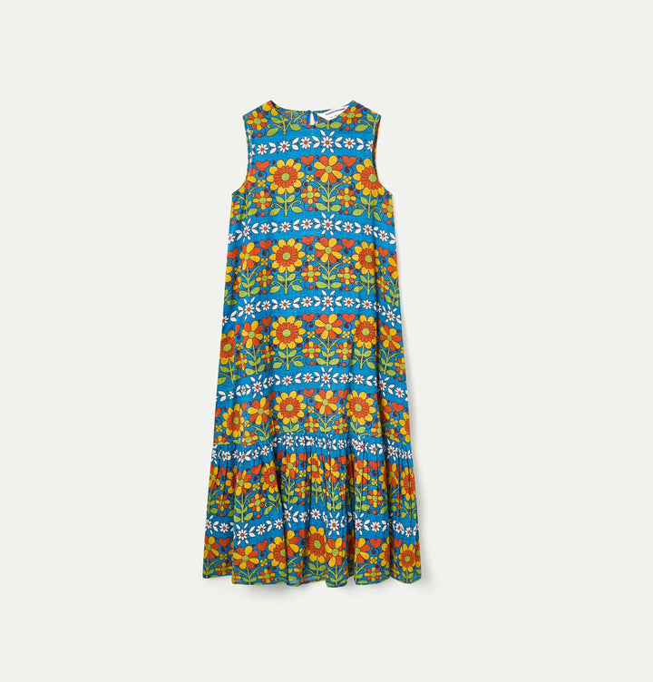 VESTIDO - Compañía Fantástica, largo con estampado Garden