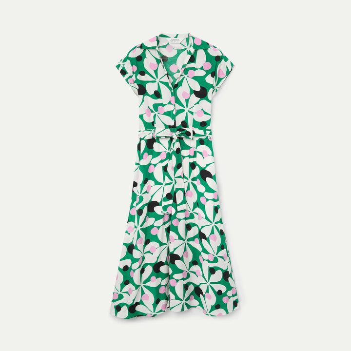 VESTIDO - Compañía Fantástica, Largo estampado Hosta