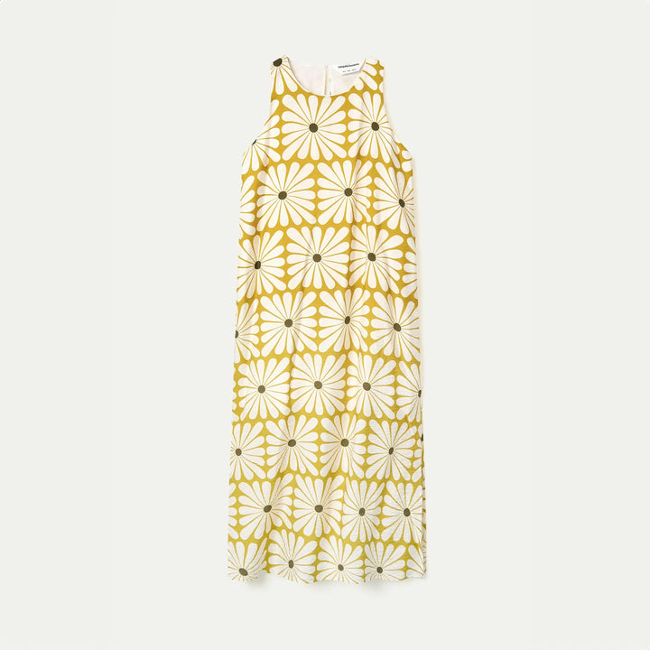 VESTIDO - Compañía Fantástica, Largo con estampado Olive Flower