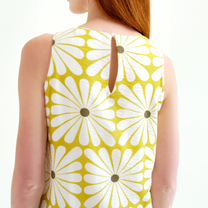 VESTIDO - Compañía Fantástica, Largo con estampado Olive Flower