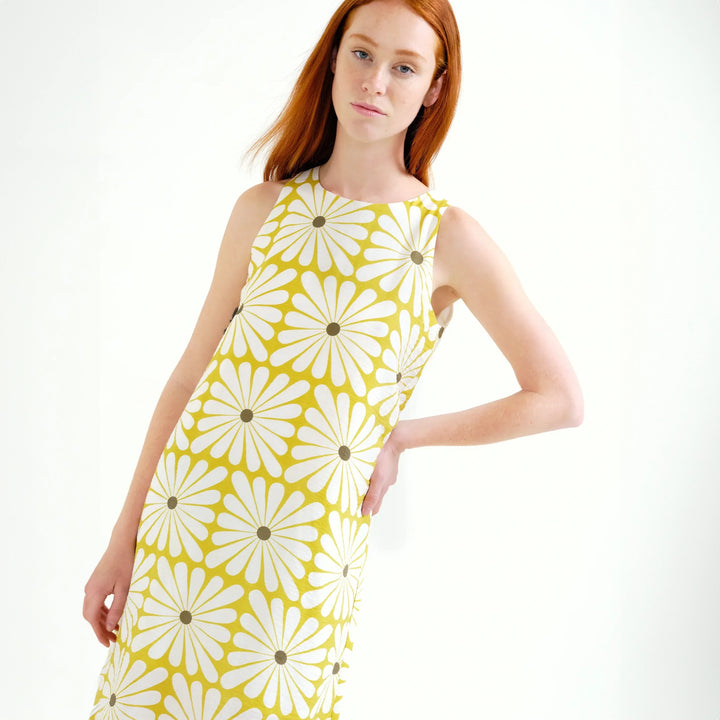VESTIDO - Compañía Fantástica, Largo con estampado Olive Flower