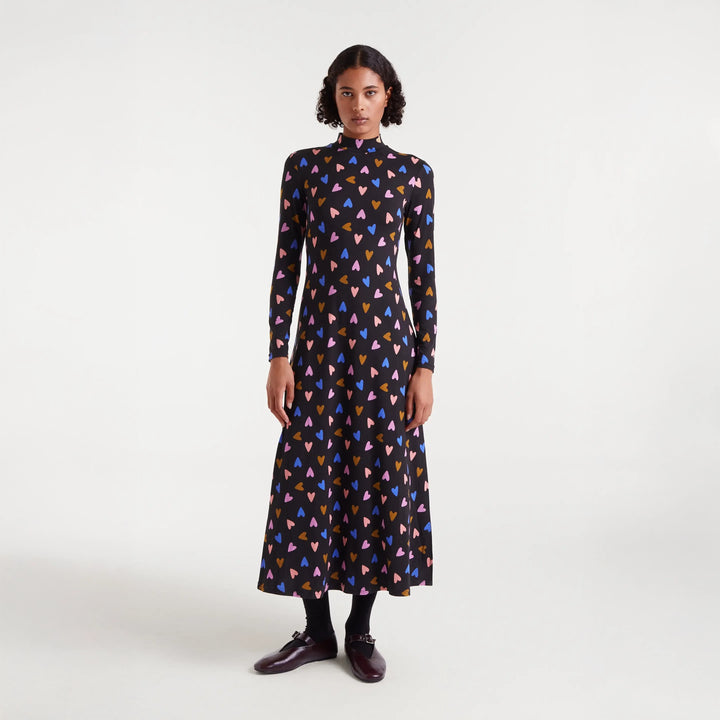 VESTIDO - Compañía Fantástica, Estampado Potpourri largo