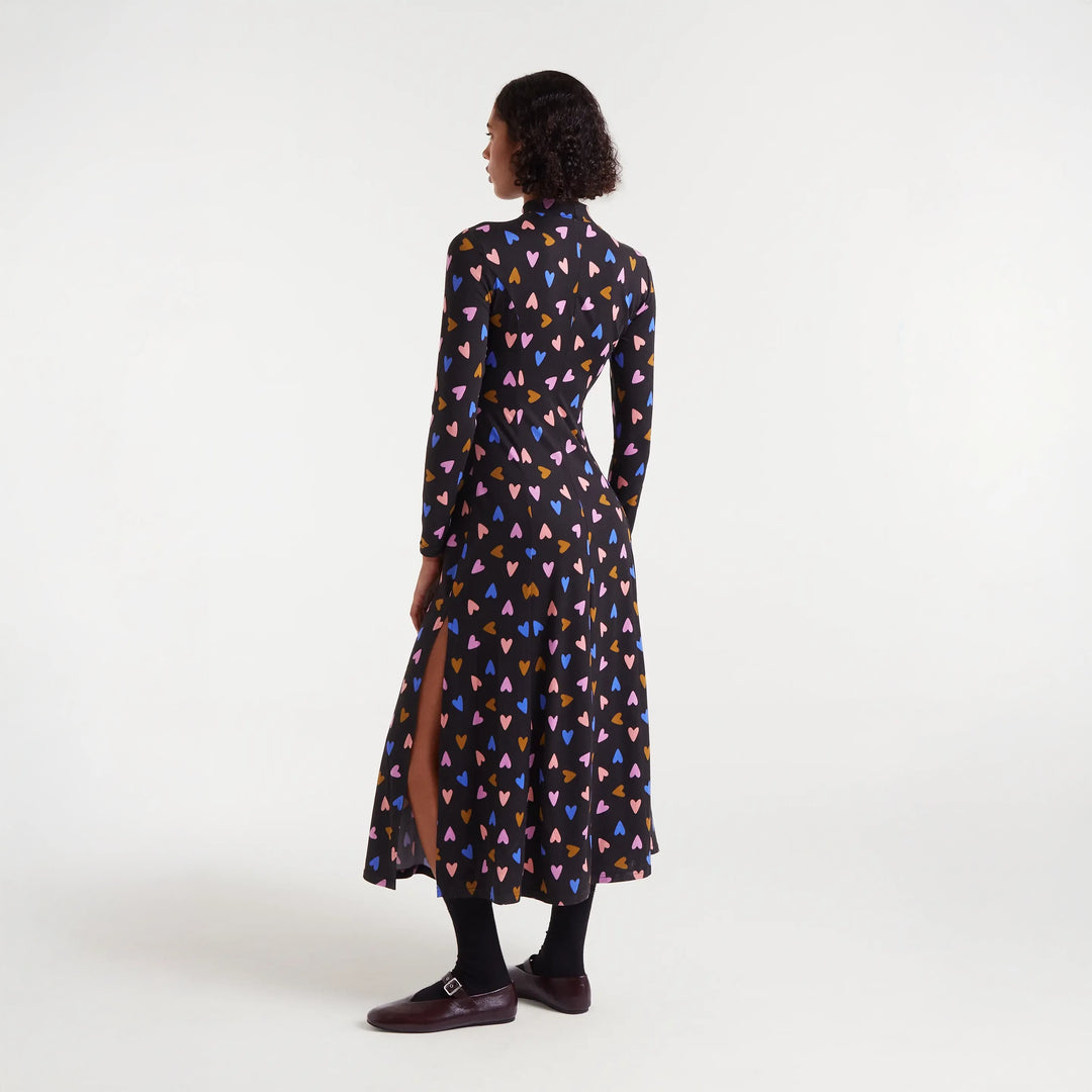 VESTIDO - Compañía Fantástica, Estampado Potpourri largo