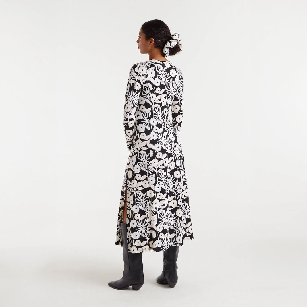 VESTIDO - Compañía Fantástica, Estampado Tofu largo