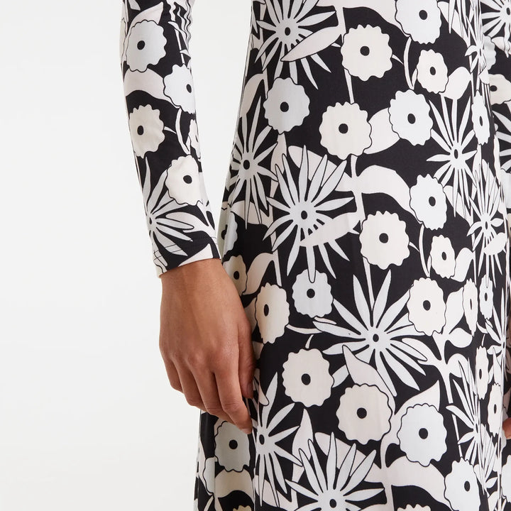 VESTIDO - Compañía Fantástica, Estampado Tofu largo