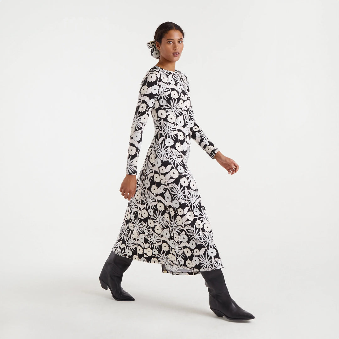 VESTIDO - Compañía Fantástica, Estampado Tofu largo