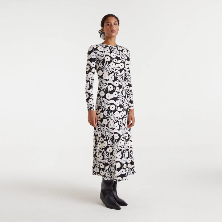 VESTIDO - Compañía Fantástica, Estampado Tofu largo