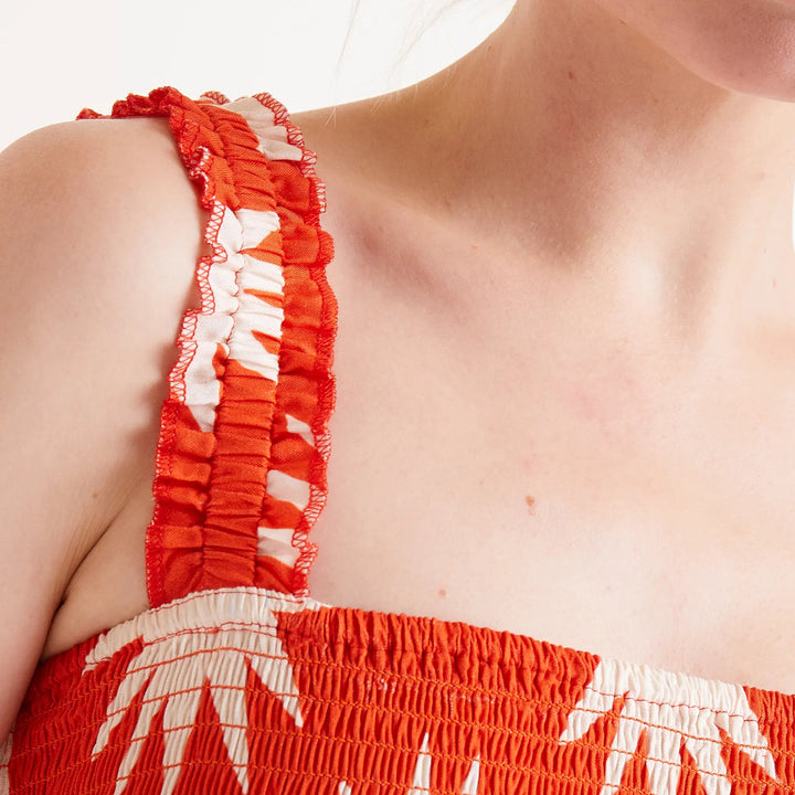 VESTIDO - Compañía Fantástica, Largo estampado Big Sun