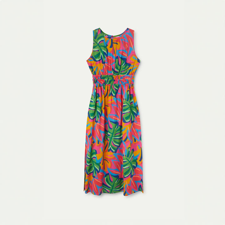 VESTIDO - Compañía Fantástica, Largo estampado floral Samba