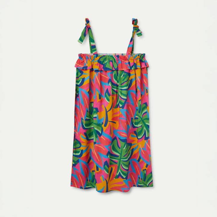 VESTIDO - Compañía Fantástica, Midi estampado floral Samba