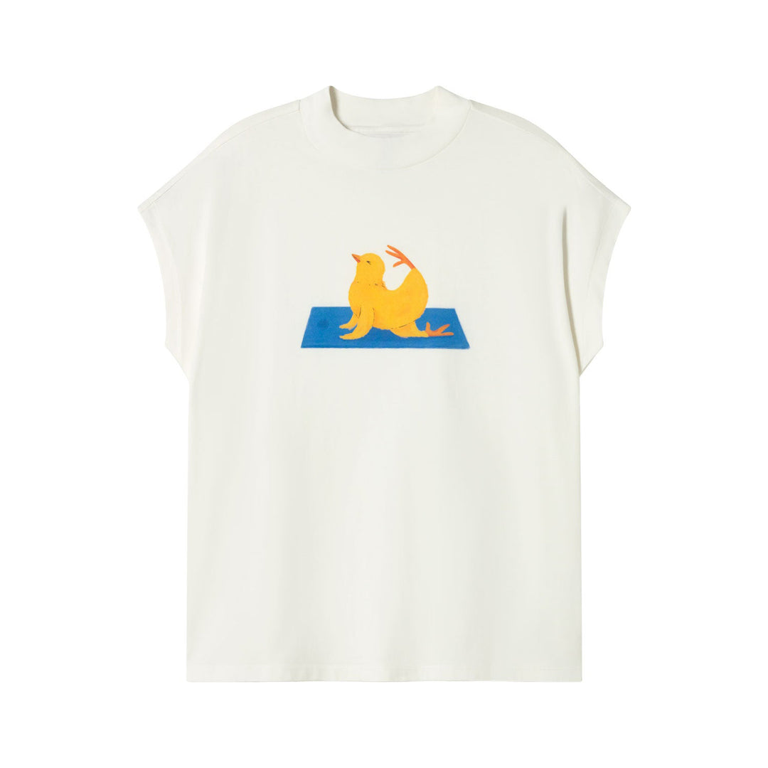 CAMISETA - Thinking Mu, Yogui animal Volta