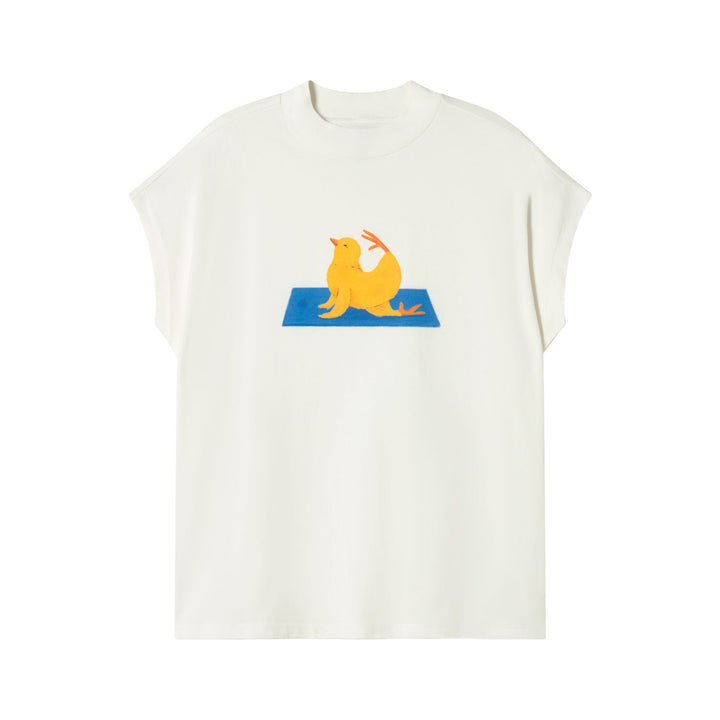 CAMISETA - Thinking Mu, Yogui animal Volta