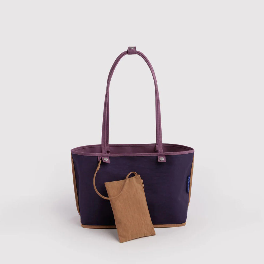 BOLSO - Baggu, Wild Plum Mix Medium Nylon Reversible Tote
