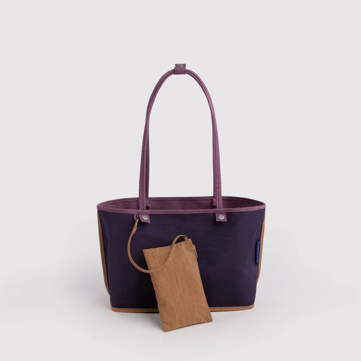 BOLSO - Baggu, Wild Plum Mix Medium Nylon Reversible Tote