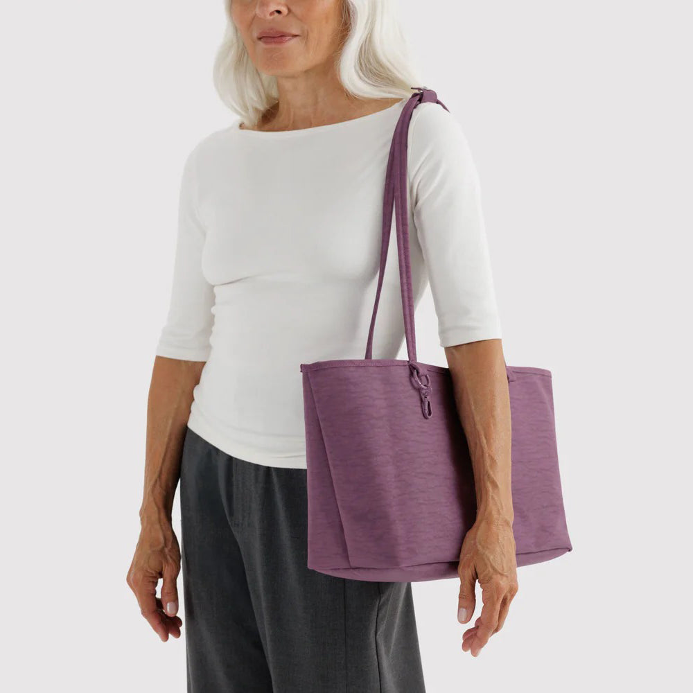 BOLSO - Baggu, Wild Plum Mix Medium Nylon Reversible Tote