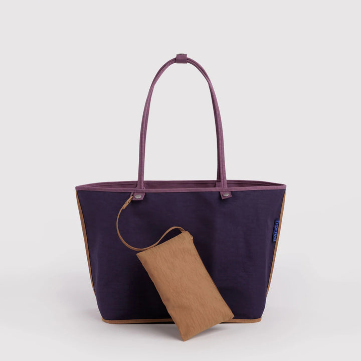 BOLSO - Baggu, Wild Plum Mix Large Nylon Reversible Tote