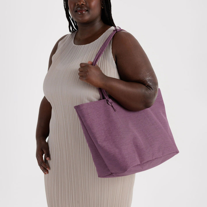 BOLSO - Baggu, Wild Plum Mix Large Nylon Reversible Tote