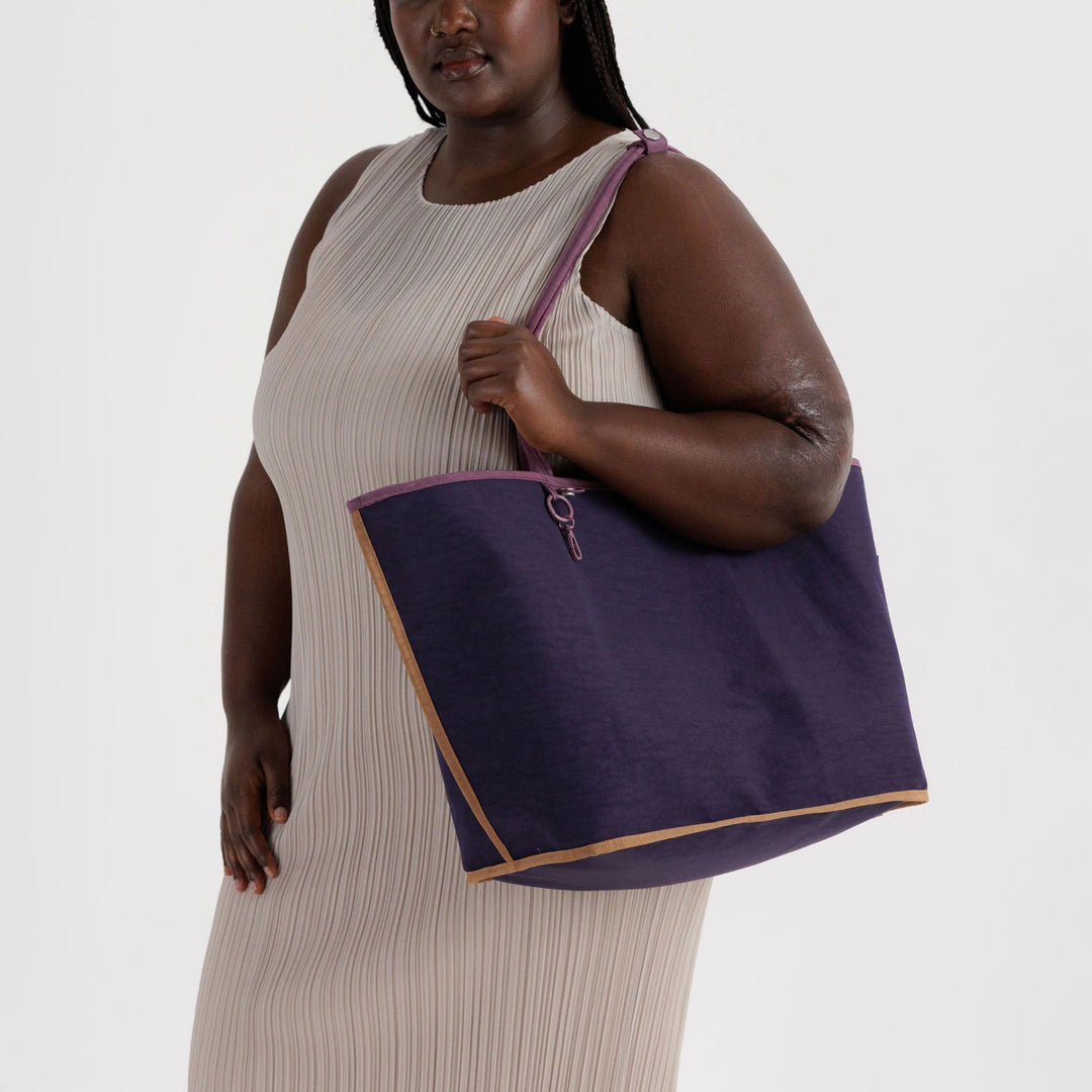BOLSO - Baggu, Wild Plum Mix Large Nylon Reversible Tote