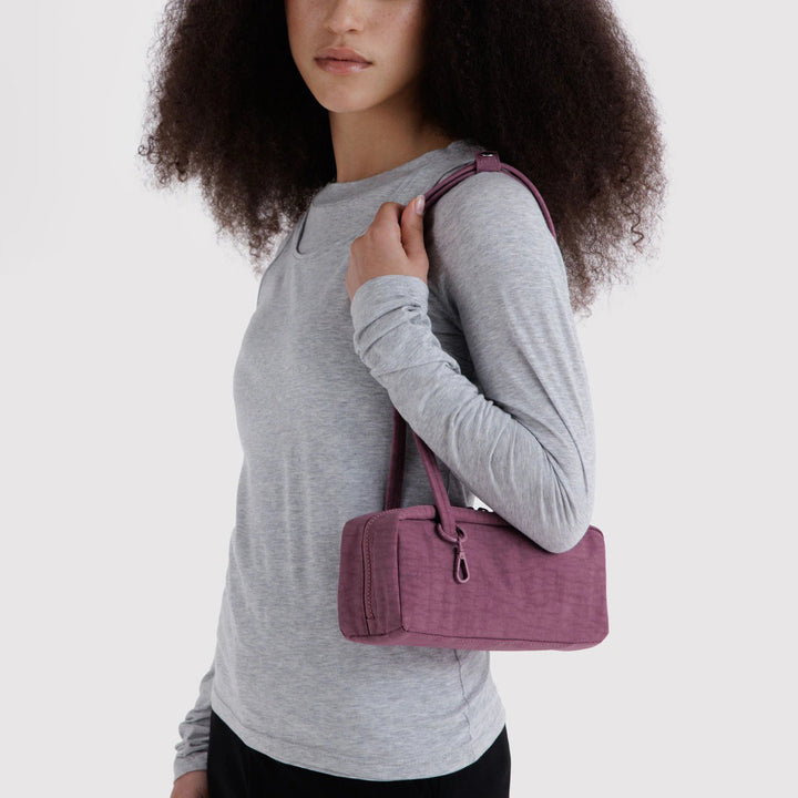 BORSA - Baggu, borsa bowler Blurred Gingham Brown