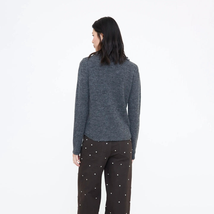 JERSEY - Wild Pony, Punto gris con mini volantes
