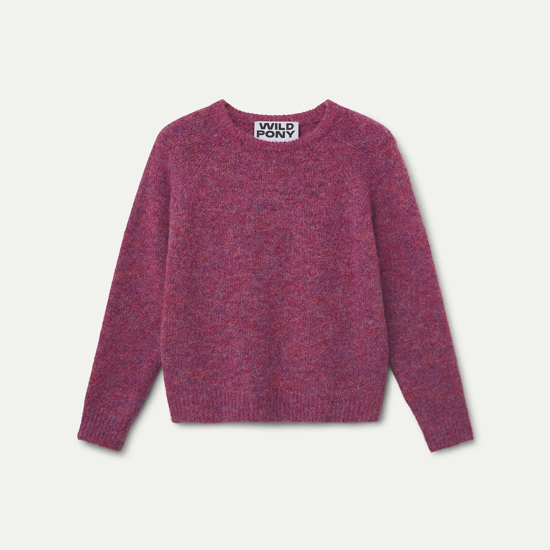 JERSEY - Wild Pony, Mezcla lana fucsia