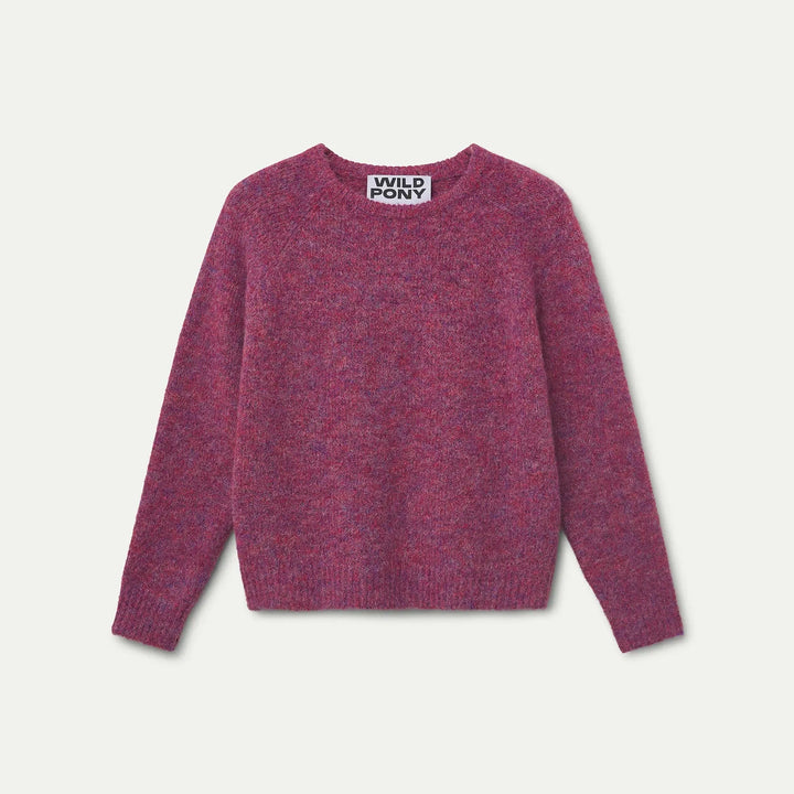 JERSEY - Wild Pony, Mezcla lana fucsia