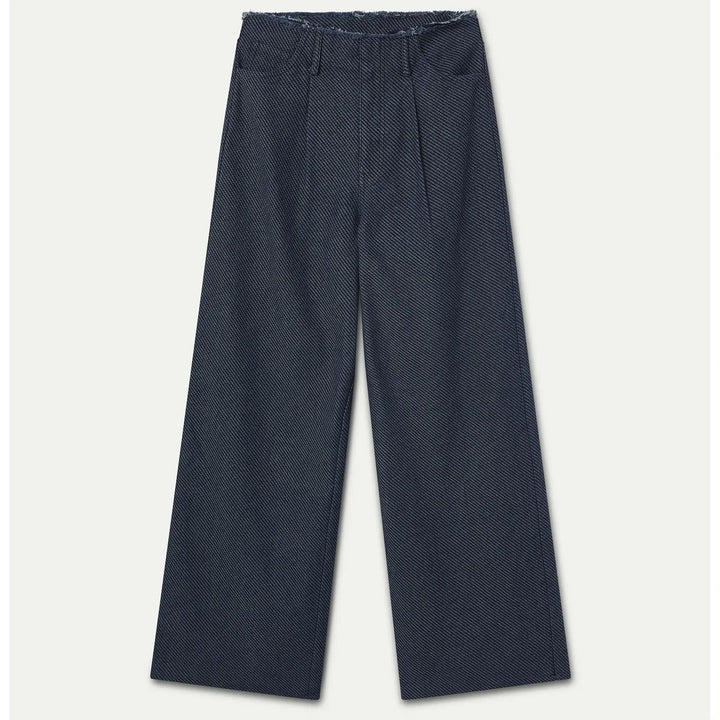 PANTALÓN - Wild Pony, Vaquero azul marino con detalles desflecados