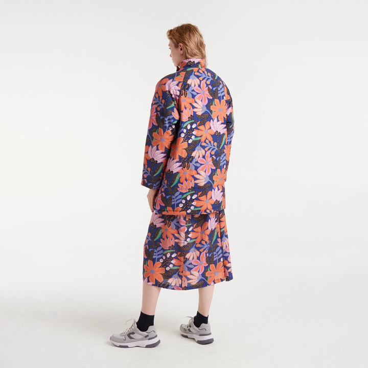 COAT - Fantastic Company, Green quilted coat with Jaguar detail