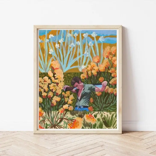 ILUSTRACIÓN - El Baker, James Dean Desert Plants Print