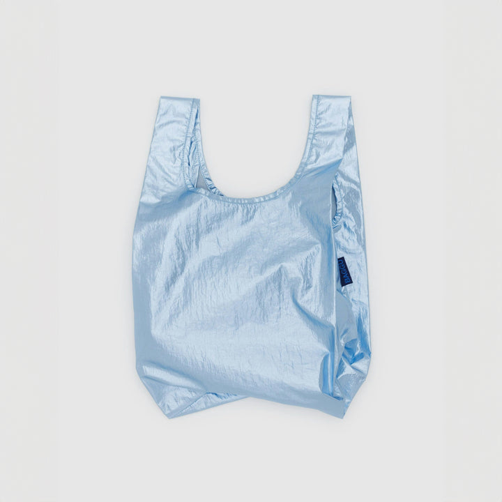 TOTE BAG - Baggu, Baby Metallic Light Blue