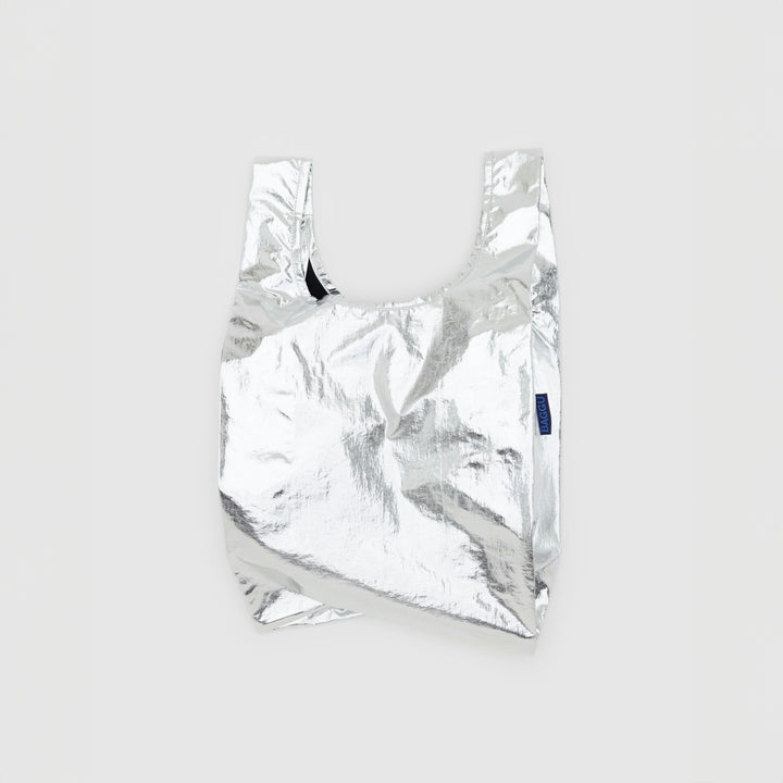 TOTE BAG - Baggu, Baby Silver Metallic