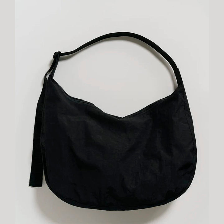 BOLSO - Baggu, Black Large Nylon Crescent Bag