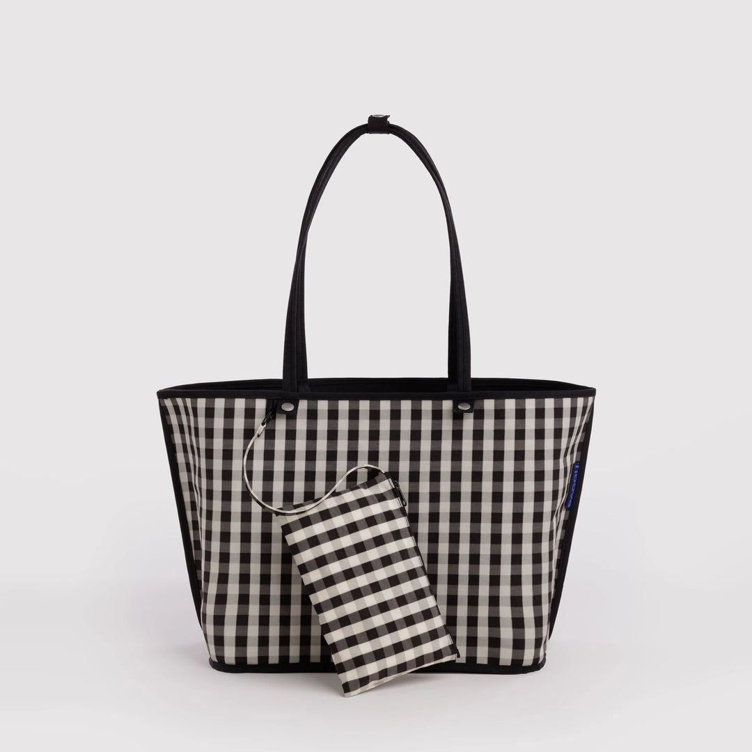 BOLSO - Baggu, Black Mix Large Nylon Reversible Tote