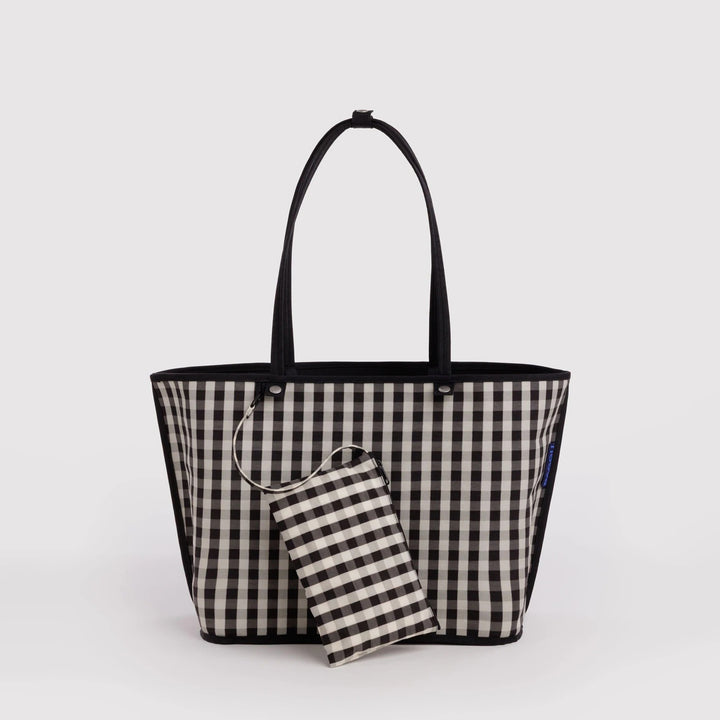 BOLSO - Baggu, Black Mix Large Nylon Reversible Tote