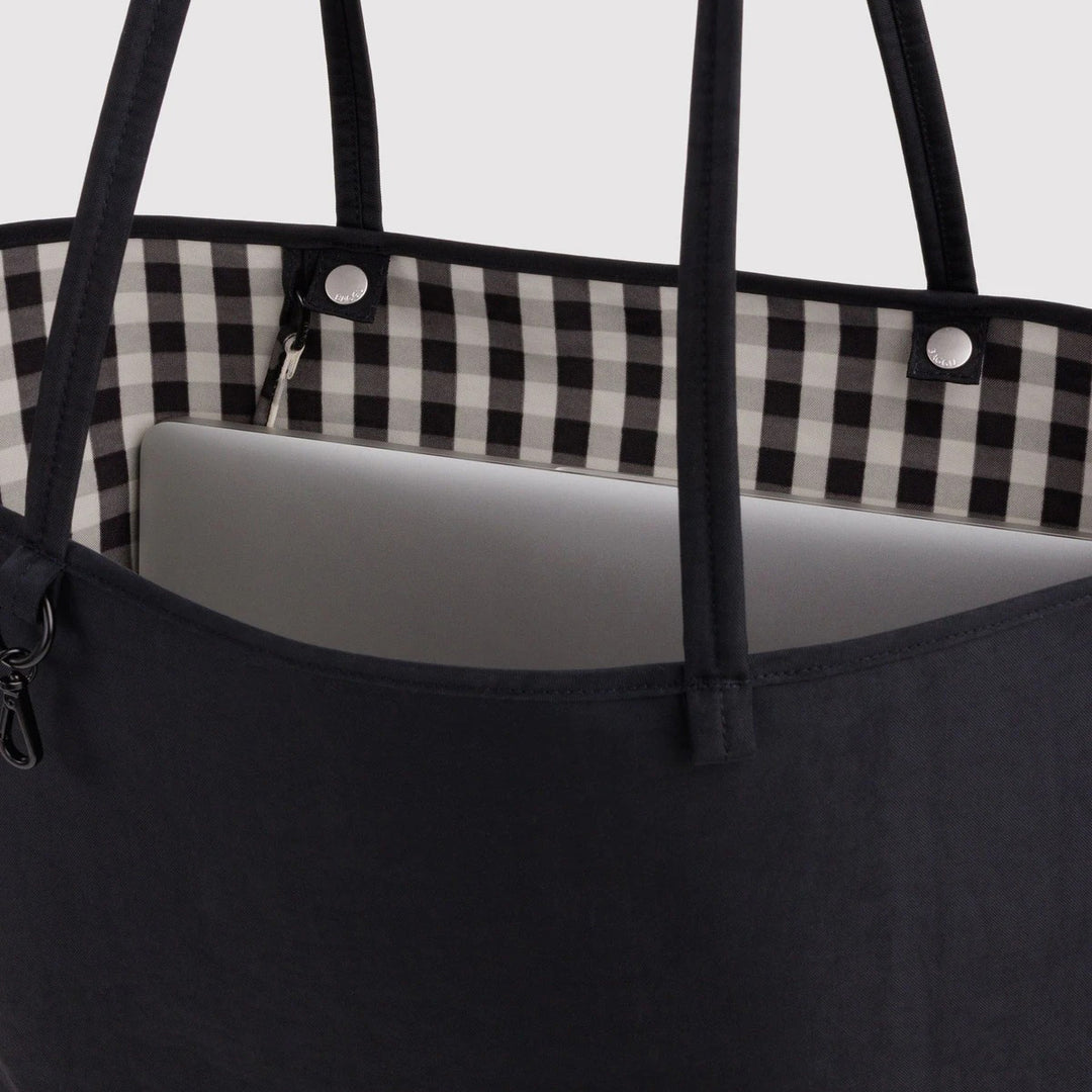 BOLSO - Baggu, Black Mix Large Nylon Reversible Tote