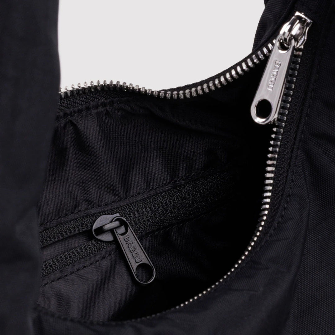 BOLSO - Baggu, Black Small Nylon Meringue Bag