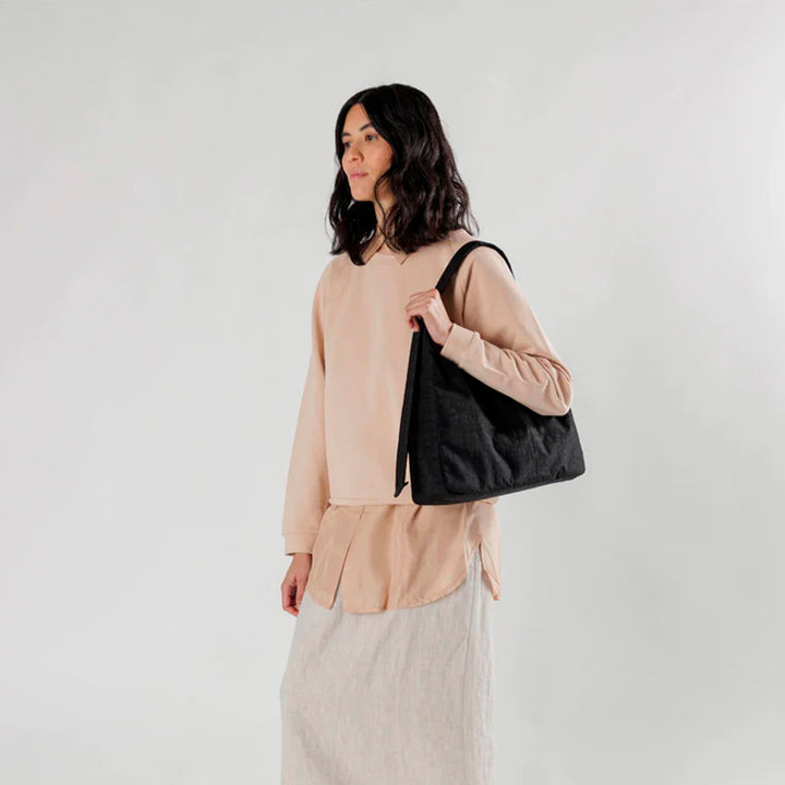 BOLSO - Baggu, Nylon Shoulder Bag Black