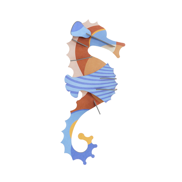 MAQUETA - Studio Roof, Blue Ringlet Seahorse