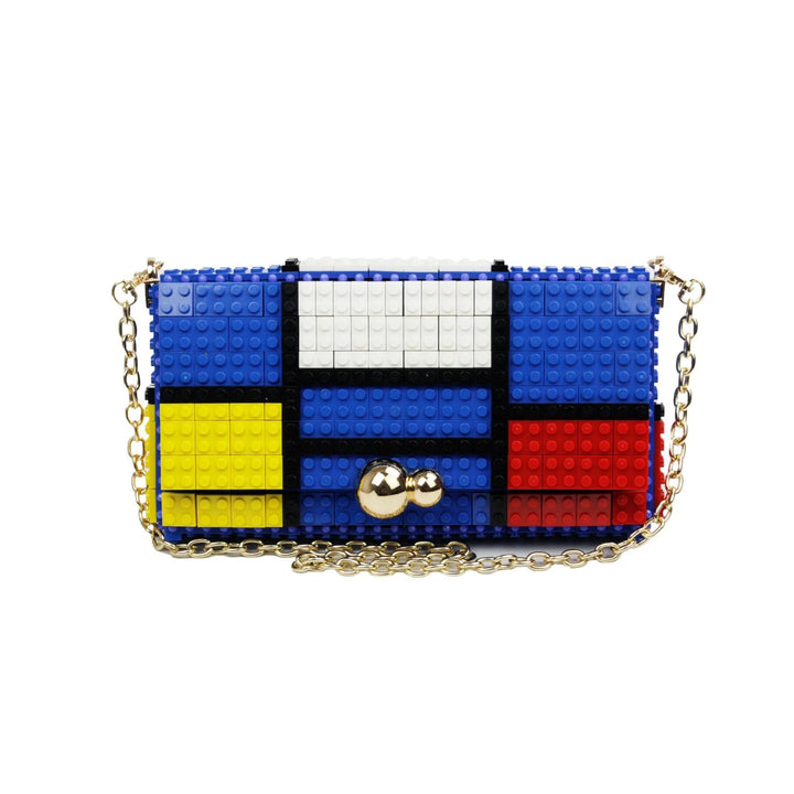 BOLSO - Bag & Block, Mondrian azul S