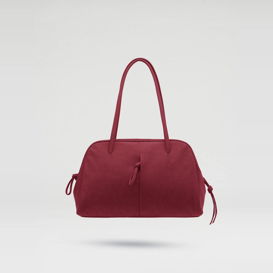 Bolso Brooklyn Bag Suede Cherry Red de Ölend – foto 1